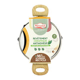 FAITOUT OLIVE 20CM ALUMINIUM RECYCLÉ AVEC COUVERCLE EN VERRE – Faitout, traiteur et marmite – HygiRéa