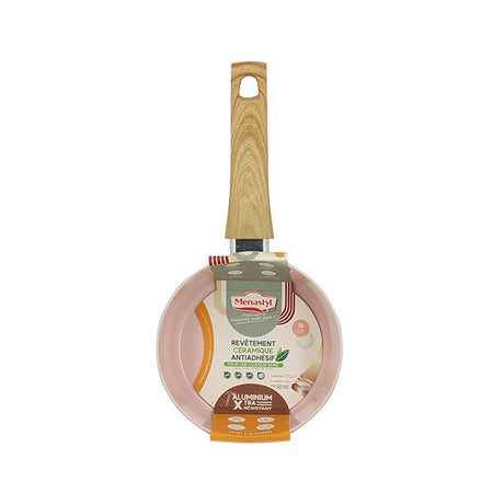 CASSEROLE ROSE 16CM ALUMINIUM RECYCLÉ INDUCTION – Casserole – HygiRéa