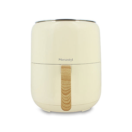 FRITEUSE À AIR CHAUD 4.5L COLORAMA CRÈME AVEC POIGNÉE FINITION BOIS – Autocuiseur – HygiRéa