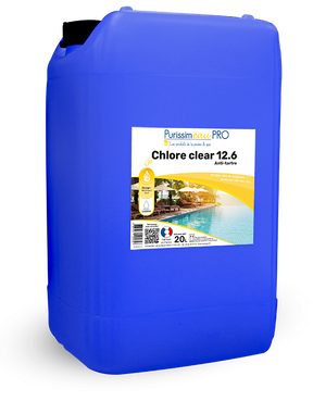 CHLORE CLEAR 12,6% (48°) sequestrée – Chlore – HygiRéa