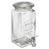 Lot de 3 distributeurs boisson Modern wood 1,5 l avec support