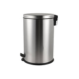 POUBELLE CYLINDRIQUE JACINTHE 12L EN ACIER INOXYDABLE ANTI-TRACES – Poubelle – HygiRéa