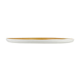 ASSIETTE PLATE RIVAGE 27.5CM EN MÉLAMINE BLEU ET JAUNE – Assiette – HygiRéa