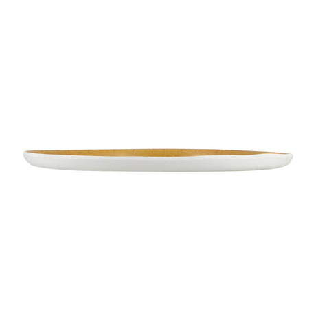 ASSIETTE PLATE RIVAGE 27.5CM EN MÉLAMINE BLEU ET JAUNE – Assiette – HygiRéa