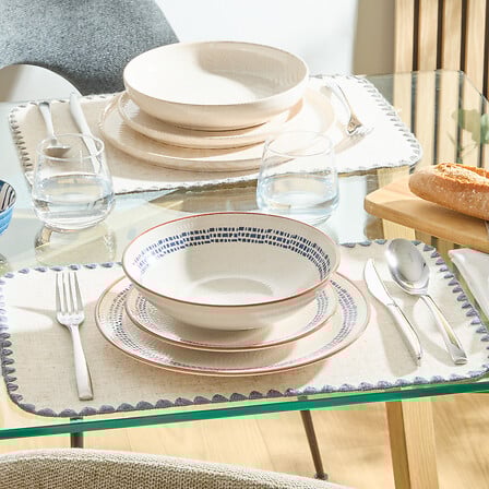 Assiette creuse Morgane diam 21 cm