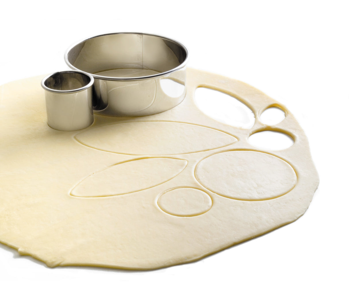 BOITE DE 9 DECOUPOIRS RONDS CANNELES INO