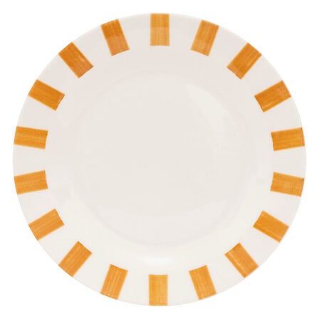 Assiette à dessert Chéri diam 19 cm ocre