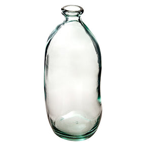 Vase bouteille Uly haut 73 cm verre recyclé transparent – Vase – HygiRéa