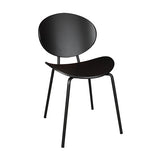 CHAISE EN BOIS NOIR ET MÉTAL GASPARD – Les assises – HygiRéa