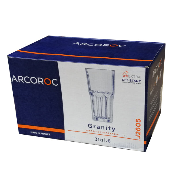 CHOPE FORME HAUTE GRANITY 31CL ARCOROC – Chope et gobelet – HygiRéa