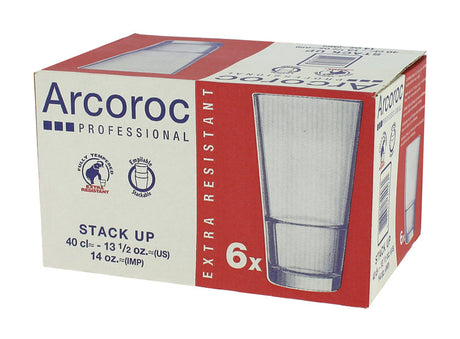 GOBELET 40CL FORME HAUTE STACK UP ARCOROC – Chope et gobelet – HygiRéa