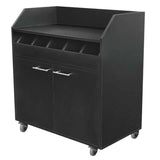 CAMARERO - DESSERTE BASSE - NOIR 48694 – Meuble Snacking – HygiRéa