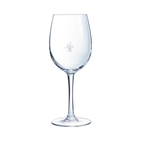 VERRE A PIED VIN AU VERRE CABERNET GRAPPE 35CL – Verre à pied – HygiRéa