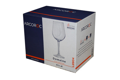 VERRE A PIED DOMAINE TRANSPARENT ARC 47CL – Verre à pied – HygiRéa