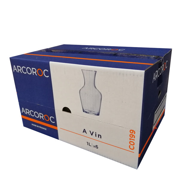 CARAFE À VIN 1L SANS BOUCHON ARCOROC – Carafe, pichet et bouteille – HygiRéa