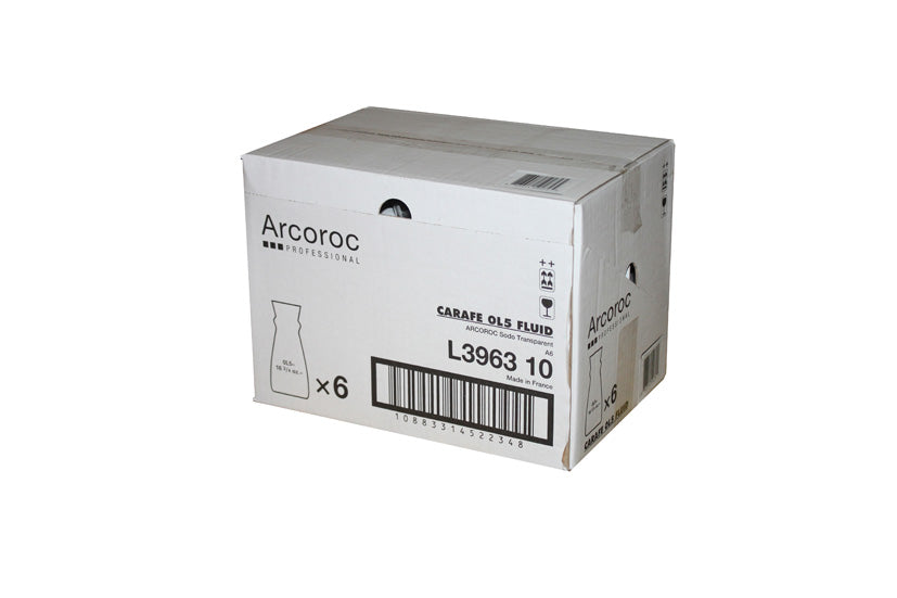 CARAFE 0L5 FLUID L3963 ARC ARCOROC – Carafe, pichet et bouteille – HygiRéa