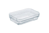 LOT 3 RAVIERS 14CM EMPILABLES EN VERRE TRANSPARENT ARCOROC – Complément table – HygiRéa