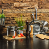 CASSEROLE PROFESSIONNEL 24CM EN ACIER INOXYDABLE – Casserole – HygiRéa