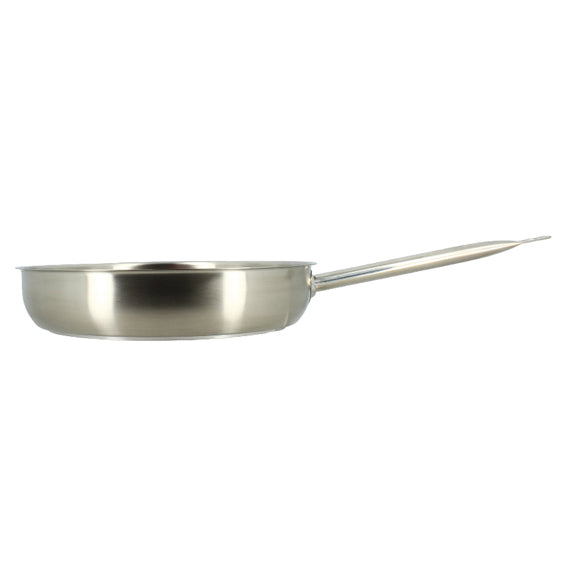 POÊLE PROFESSIONNEL 30CM EN ACIER INOXYDABLE – Poêle, poêlon et sauteuse – HygiRéa