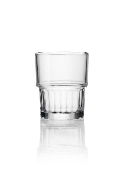 CHOPE FORME BASSE LYON EMPILABLE 16CL VERRE TREMPÉ – Chope et gobelet – HygiRéa