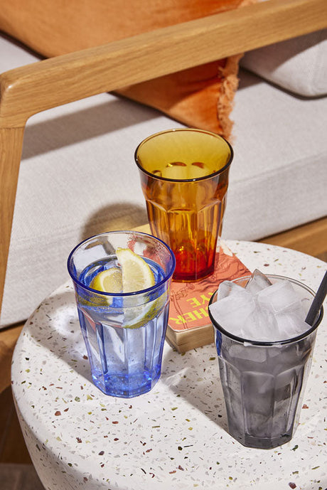 GOBELET PICARDIE 36CL EN VERRE TREMPÉ GRIS – Chope et gobelet – HygiRéa