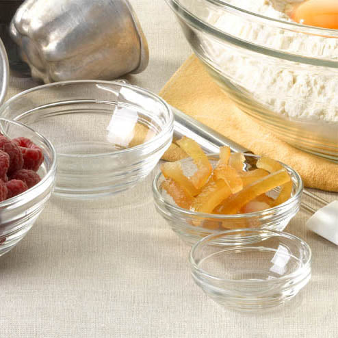 COUPELLE LYS EMPILABLE 12CM 31CL EN VERRE TREMPÉ TRANSPARENT – Complément table – HygiRéa