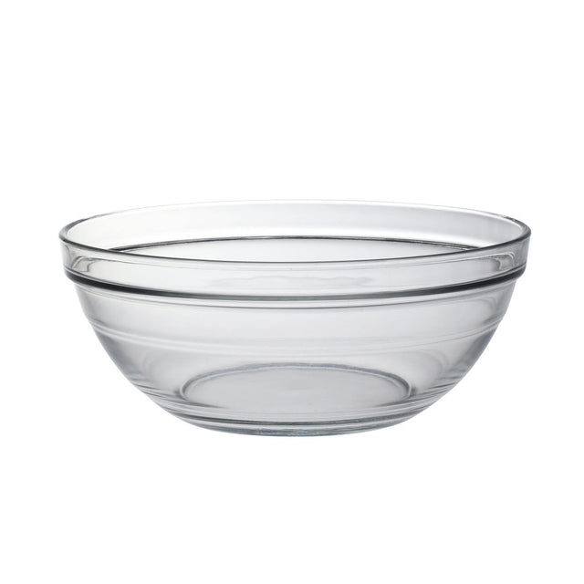 SALADIER GIGOGNE EMPILABLE 20.CM EN VERRE TREMPÉ TRANSPARENT – Complément table – HygiRéa