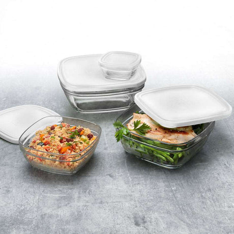 FRESHBOX 17CM AVEC COUVERCLE BLEU EMPILABLE – Conservation – HygiRéa
