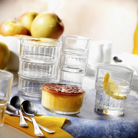 RAMEQUIN LYON 8.5CM EMPILABLE EN VERRE – Cuisson au four – HygiRéa