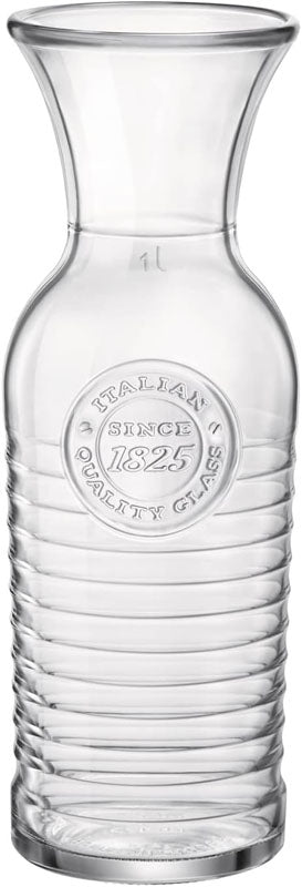 CARAFE OFFICINA 1L TRANSPARENT AVEC JAUGE – Carafe, pichet et bouteille – HygiRéa