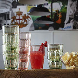 CHOPE FORME BASSE LOUNGE 27CL PEACH VERRE TREMPÉ – Chope et gobelet – HygiRéa