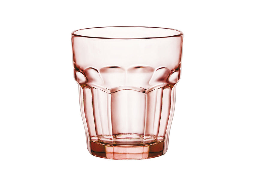CHOPE FORME BASSE LOUNGE 27CL PEACH VERRE TREMPÉ – Chope et gobelet – HygiRéa
