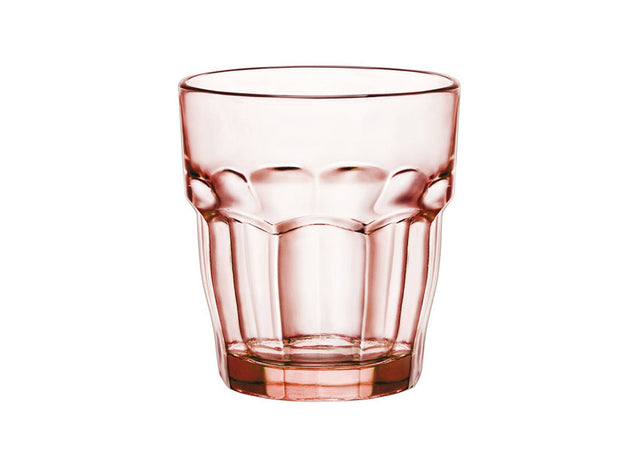 CHOPE FORME BASSE LOUNGE 27CL PEACH VERRE TREMPÉ – Chope et gobelet – HygiRéa