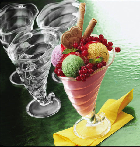 COUPE À GLACE FORTUNA 32CL TRANSPARENT – Complément table – HygiRéa