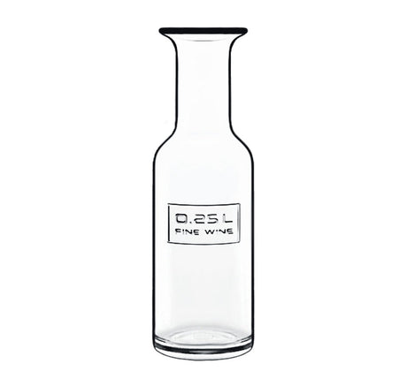 CARAFE OPTIMA 250ML EN VERRE SODOCALCIQUE – Carafe, pichet et bouteille – HygiRéa
