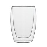 BOITE 2 TASSES THERMIC GLASS 27CL EN VERRE DOUBLE PAROI – Petit déjeuner – HygiRéa