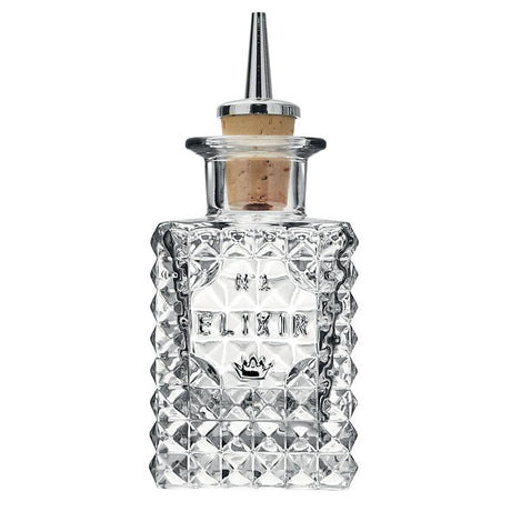 BOUTEILLE ELIXIR 10CL N°1 EN VERRE AVEC BEC VERSEUR – Carafe, pichet et bouteille – HygiRéa