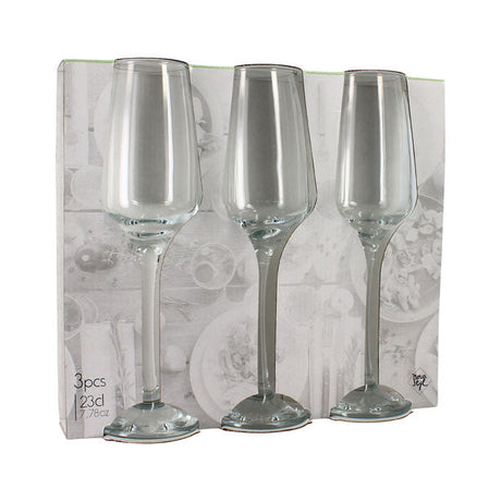 FLUTE CHAMPAGNE 23CL VERRE MECANIQUE – Verre à pied – HygiRéa