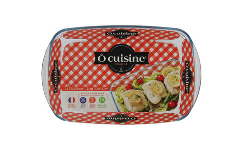 PLAT FOUR RECTANGLE 32X20CM O CUISINE – Cuisson au four – HygiRéa