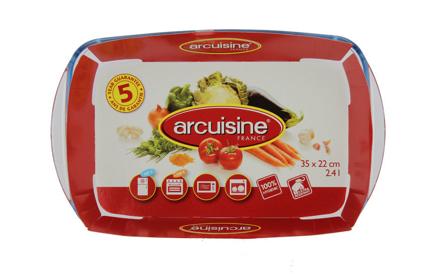 PLAT FOUR RECTANGLE 35X23CM O CUISINE – Cuisson au four – HygiRéa