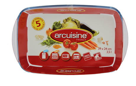 PLAT FOUR RECTANGLE 39X23CM O CUISINE – Cuisson au four – HygiRéa