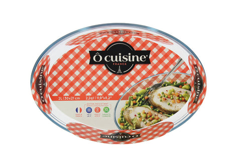 PLAT FOUR OVALE 30X21CM O CUISINE – Cuisson au four – HygiRéa