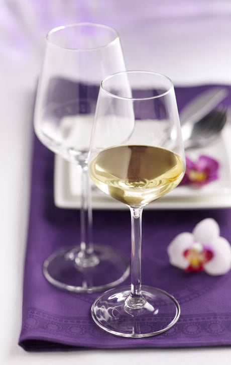VERRE A PIED CARRE ARISTO 38CL – Verre à pied – HygiRéa