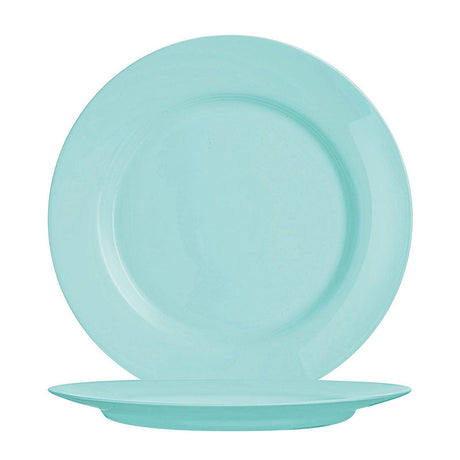 ASSIETTE PLATE NOVA AQUITANA TURQUOISE 22.5CM – Assiette – HygiRéa