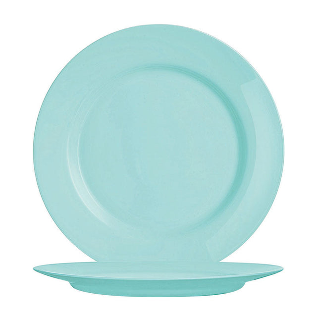 ASSIETTE PLATE NOVA AQUITANA TURQUOISE 22.5CM – Assiette – HygiRéa