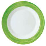 ASSIETTE PLATE BRUSH VERT 23,5CM – Assiette – HygiRéa
