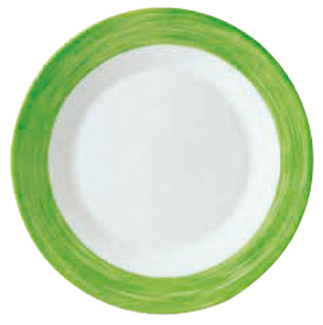 ASSIETTE PLATE BRUSH VERT 23,5CM – Assiette – HygiRéa
