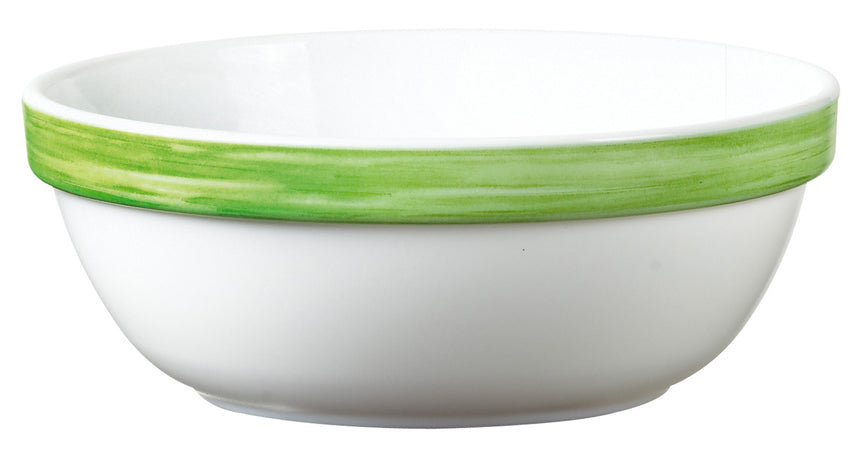 SALADIER BRUSH VERT 12CM EMPILABLE – Complément table – HygiRéa