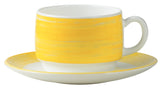 TASSE BRUSH JAUNE 19CL – Petit déjeuner – HygiRéa