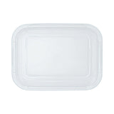 COUVERCLE RECTANGULAIRE FOOD BOX 186X137MM BLANC POLYPROPYLENE – Conservation – HygiRéa